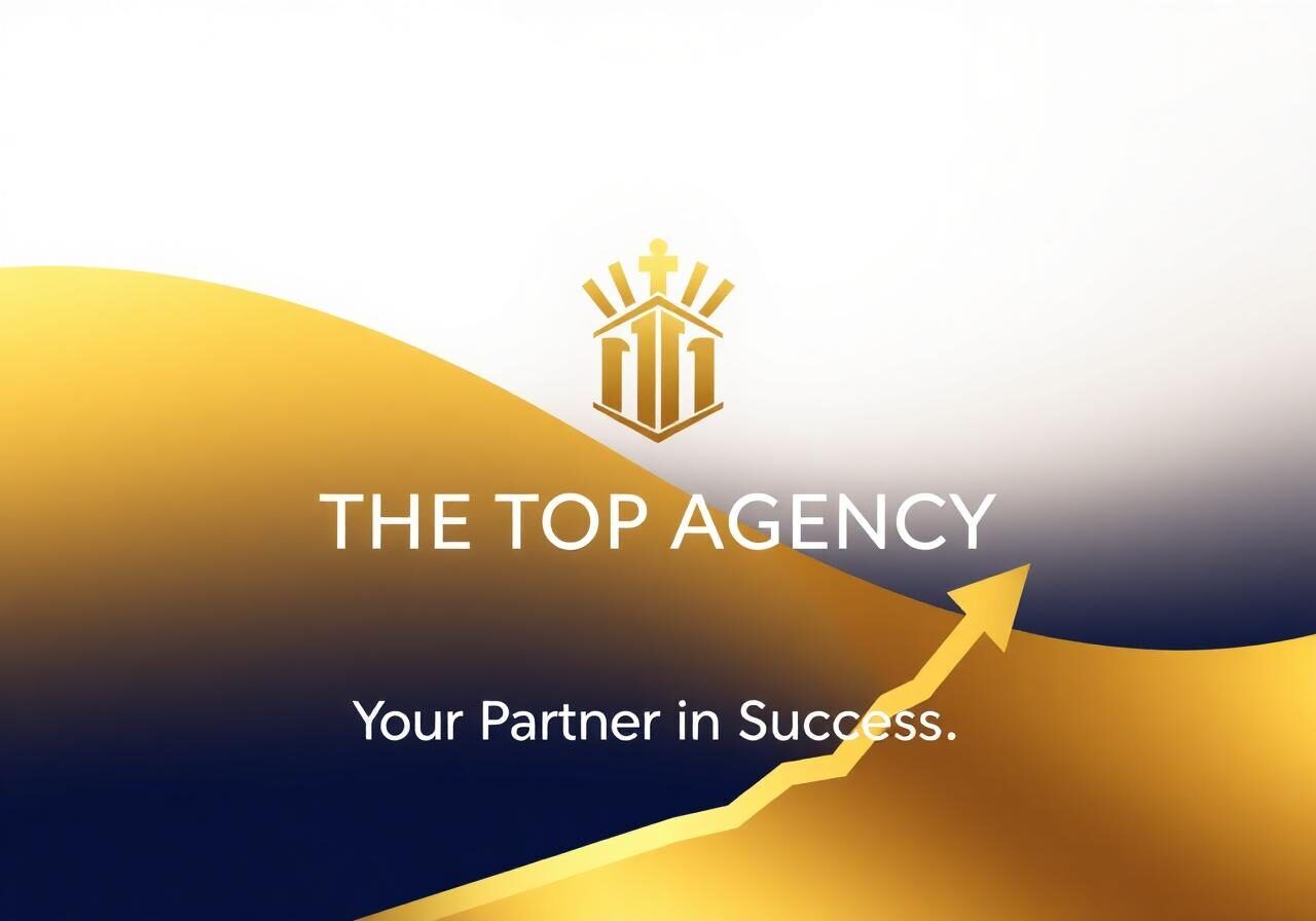 هذه الاستراتيجيات our team — تصميم ختامي يتضمن شعار THE TOP مع عبارة "شريكك في النجاح" وخلفية احترافية تعكس النمو والتطور.